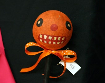 Toothy Pumpkin on a Stick