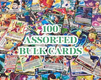 100 Assorted English Dragon Ball TCG *NO DUPLICATES*