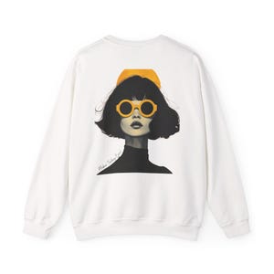 Chic Retro Crewneck Sweatshirt, Fashion Sweatshirt, Graphic Sweatshirt, Cozy Unisex Sweatshirt, Streetwear Apparel
