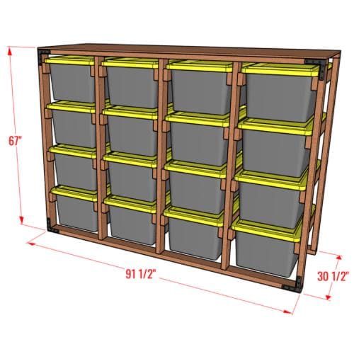 Simple Storage Plan DIY Tote Storage Plans | PDF Download - Etsy