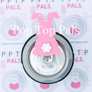 Pop Top Pal - Bunny Pop Soda Can Tab Opener, Pop Top Opener, Soda Can Opener, Cute Easter Bunny Soda Can Opener, 3D Printed Can Opener - 3