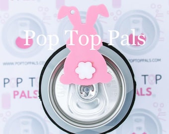 Pop Top Pal - Bunny Pop Soda Can Tab Opener, Pop Top Opener, Soda Can Opener, Cute Easter Bunny Soda Can Opener, 3D Printed Can Opener - 3