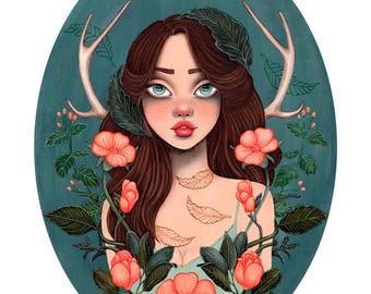 Tempest pop surreal signed fine art print 8x10