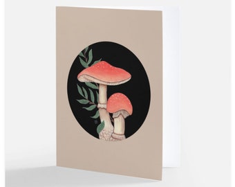 Clementine Mushroom Notecards with envelopes