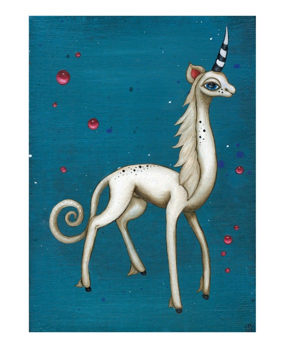 The Last Unicorn Art: Original Giclee Fine Art Print