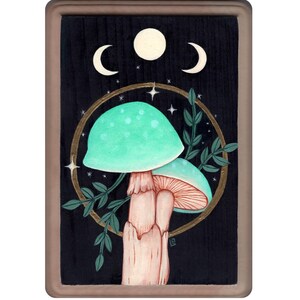 Nightshade, opera d'arte originale 5x7