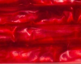 Rage Red BTW96KSL Acrylic (1 pc) Knife Scale 3/8" x 1 1/2" x 5"