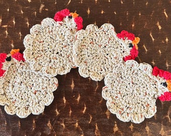 Dessous de verre au crochet