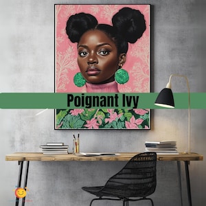 Poignant Ivy – Digital Art Print – AKA Inspired Wall Decor