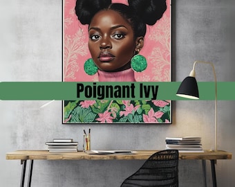 Poignant Ivy – Digital Art Print – AKA Inspired Wall Decor