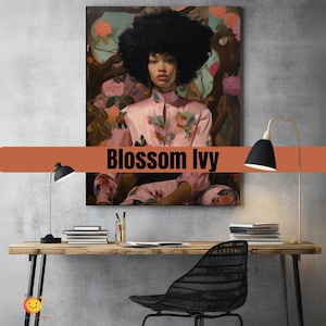 Blossom Ivy – Digital Art Print – AKA Inspired Wall Decor