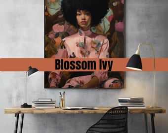 Blossom Ivy – Digital Art Print – AKA Inspired Wall Decor