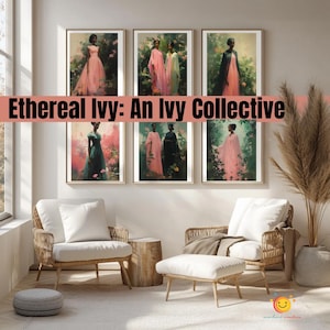 Ethereal Ivy - Digital Wall Art - Elegant AKA Inspired Wall Decor