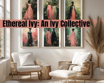 Ethereal Ivy - Digital Wall Art - Elegant AKA Inspired Wall Decor