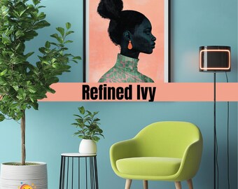 Refined Ivy – Digital Art Print – AKA Inspired Wall Decor