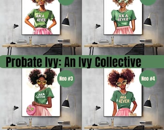 Probate Ivy – Digital Art Print – AKA Inspired Wall Decor