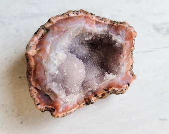 Tiny Super Sparkly Moroccan Pink Amethyst Cluster with Lots of Druzy Points, Geode, Crystal Collector, Boho Home decor, Free Shipping