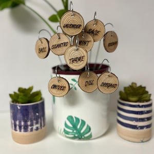 garden stakes, garden markers, herbs, garden sign, garden art, plant stakes, laser cut garden markers, herb and vegetable labels