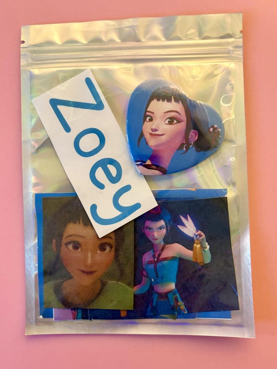 K-pop Demon Hunters Zoey Goodie Bag - Stickers and Pin Pack - Etsy