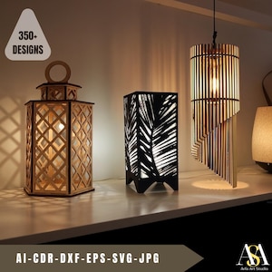 Lamp Laser Cut Files: 350+ CNC Lamp Patterns (Digital Download)