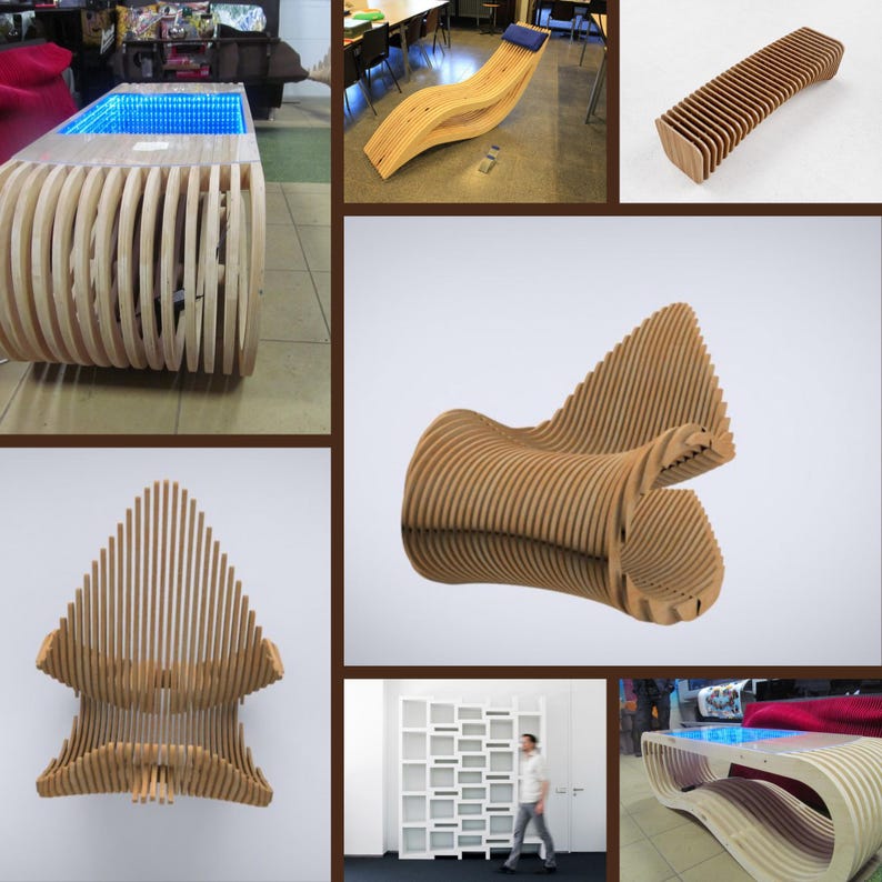 CNC Router Furniture Files | Dxf Svg Ai Cdr Eps Png | Laser Cut Files ...