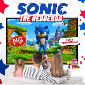 Personalized Sonic Birthday Video Message – Custom Animation with Sonic Voice