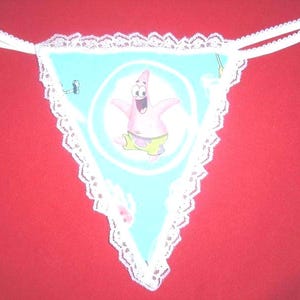 Womens PATRICK String Thong Panty Spongebob Underwear
