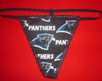 Womens CAROLINA PANTHERS String Thong Panty Football Lingerie Underwear