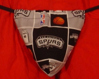 Mens SAN ANTONIO SPURS String Thong Basketball Male Lingerie Underwear