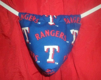 Mens TEXAS RANGERS String Thong Baseball Male Lingerie Underwear