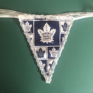 Damen TORONTO MAPLE LEAFS String String Tanga Höschen Hockey Wäsche Unterwäsche