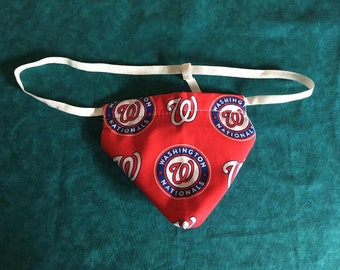 Mens WASHINGTON NATIONALS String Thong Baseball Male Lingerie Underwear