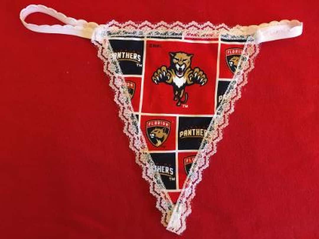 Womens FLORIDA PANTHERS String Thong Panty Hockey Lingerie Underwear - Etsy