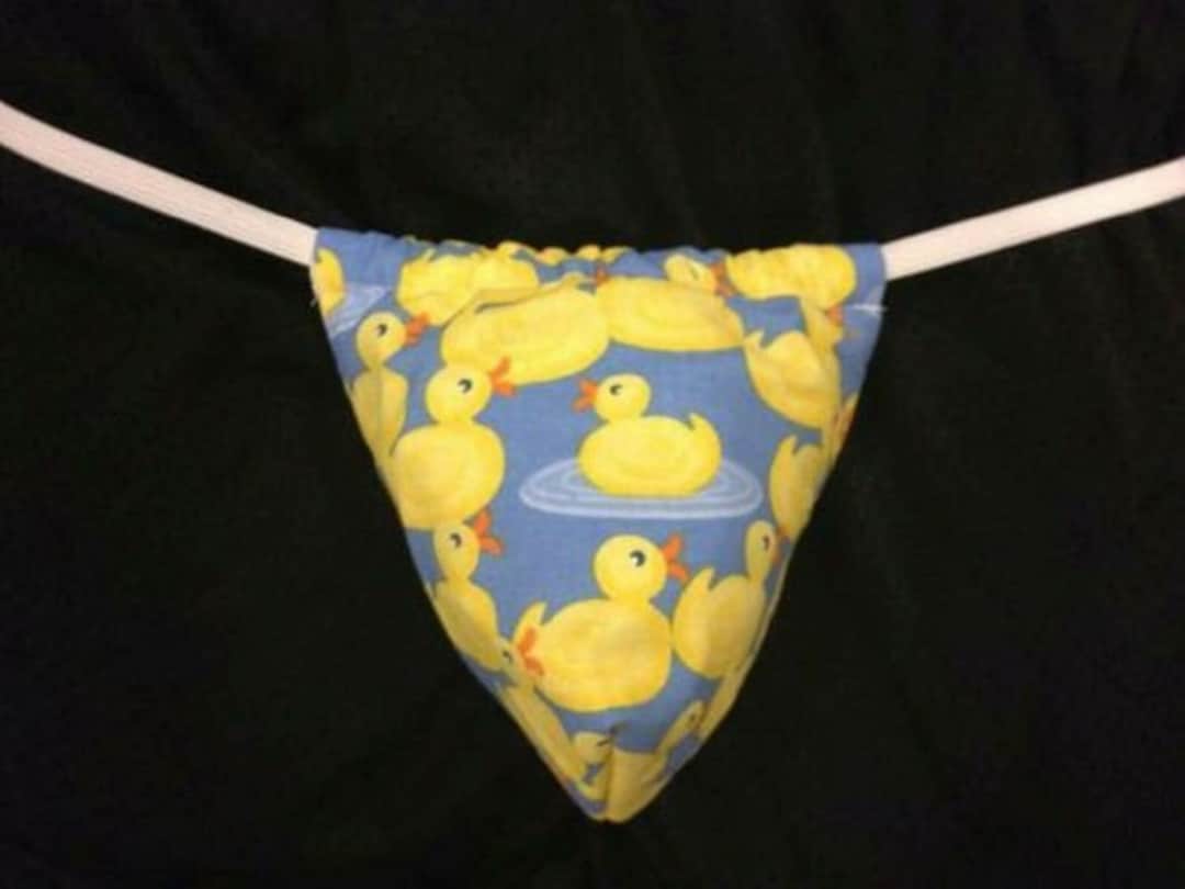 Mens RUBBER DUCKY Duck Bathtub String Thong Male Lingerie Underwear Etsy