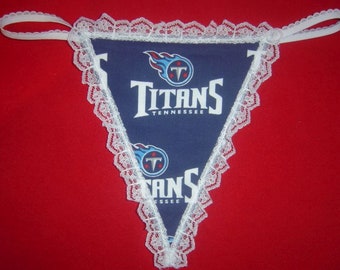 Womens TENNESSEE TITANS String Thong Panty Lingerie Underwear