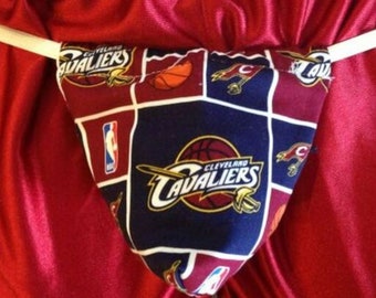 Mens CLEVELAND CAVALIERS String Thong Basketball Male Lingerie Underwear