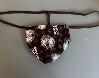 Mens BOSTON CELTICS String Thong Basketball Male Lingerie Underwear