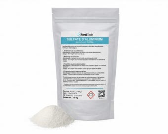 Siarczan glinu 1,5 kg – uniwersalny dodatek mineralny, reduktor pH do hortensji niebieskich, gleby kwaśne