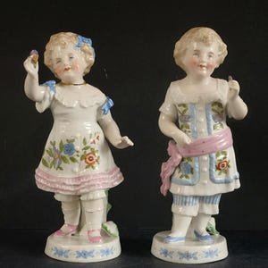 Ca. 1850&#39;s Fairing Porcelain Figures By Conta and Boehme, Mark No. 1442