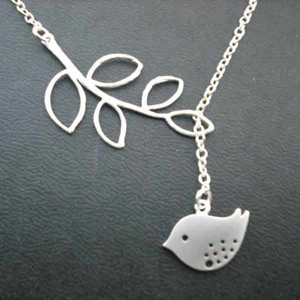 Sterling Silver Chain - sweet little mod bird lariat