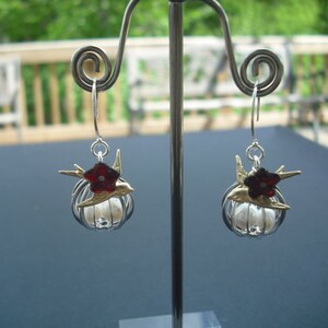 my little treasure earrings - sterling silver ear wires