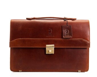 Valigetta in pelle Galway: realizzata a mano per raffinatezza e funzionalità
