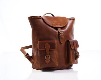 Zaino in pelle Novi: realizzato a mano per funzionalità e stile moderni