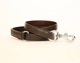 Guinzaglio per cani in pelle Oro – Cucito a mano, durevole e confortevole