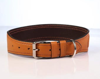 Collare per cani in pelle Maxx: durevolezza e stile cuciti a mano