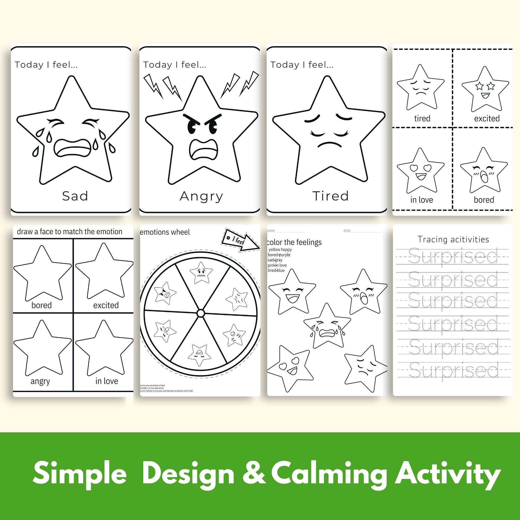 Emotions Colouring Sheets | Emotions Coloring Pages | Today I Am ...