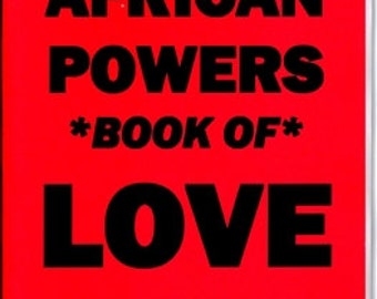 THE 7 AFRICAN Powers of Love MAgick Book