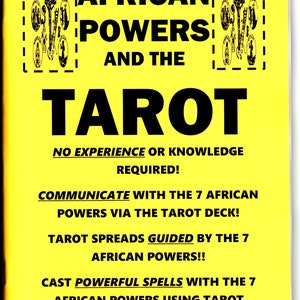 7 African Powers and the Tarot book Seven Orishas Magick