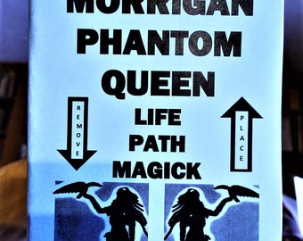 The Morrigan life path magick 80 page staple bound book