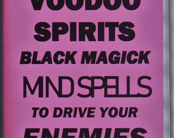 7 Voodoo Spirits black magick mind spells to drive your enemies crazy